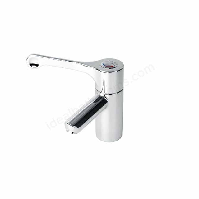 Twyford sola thermostatic basin mixer with fixed spout