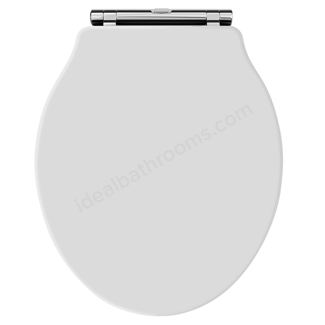 Bayswater Portchester Wood Soft Close Toilet Seat & Cover - White