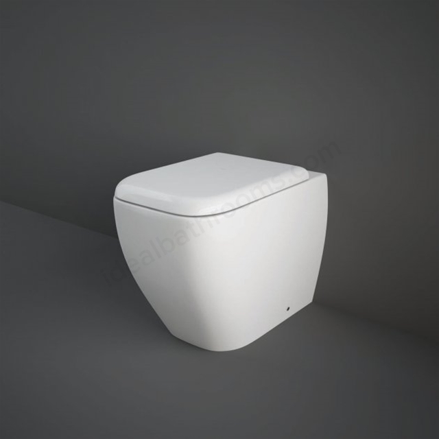 RAK Ceramics Metropolitan Back To Wall WC Pan - White