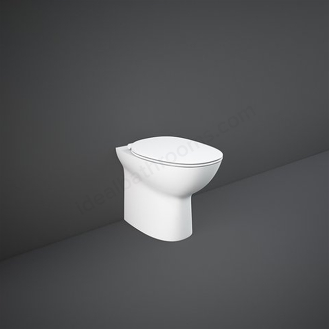 RAK Ceramics Morning Rimless Back to Wall WC Pan - White