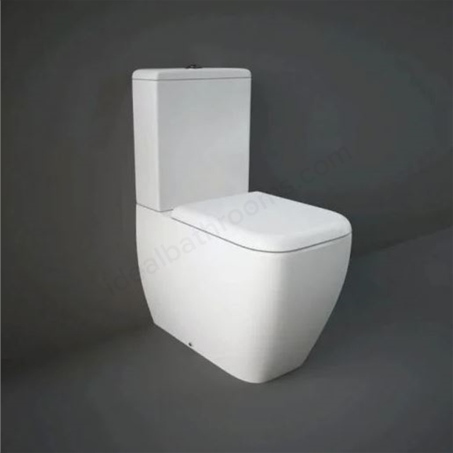 RAK Ceramics Metropolitan Close Coupled Fully Back to Wall WC Pan - White