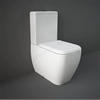RAK Ceramics Metropolitan Close Coupled Fully Back to Wall Rimless WC Pan - White