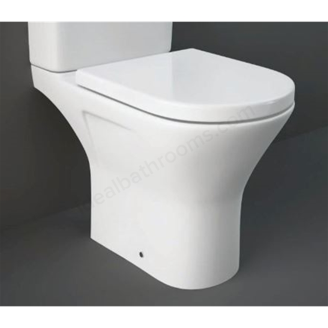 RAK Ceramics Resort Mini Close Coupled Full Access Open Back WC Pan - White