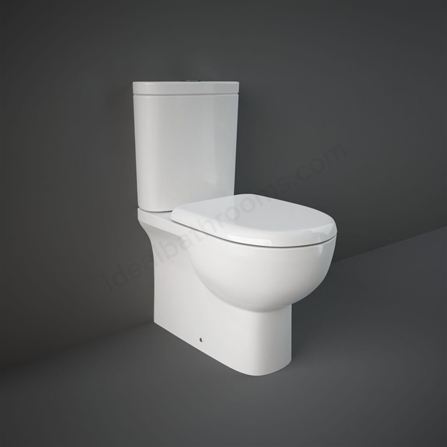 RAK Ceramics Tonique Close Coupled Fully Back to Wall WC Pan - White