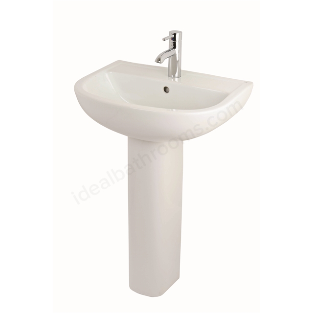 RAK Ceramics compact large full pedestal for 55cm basin