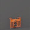 RAK Ceramics Universal Concealed Pan Support Frame with Adjustable Fittings