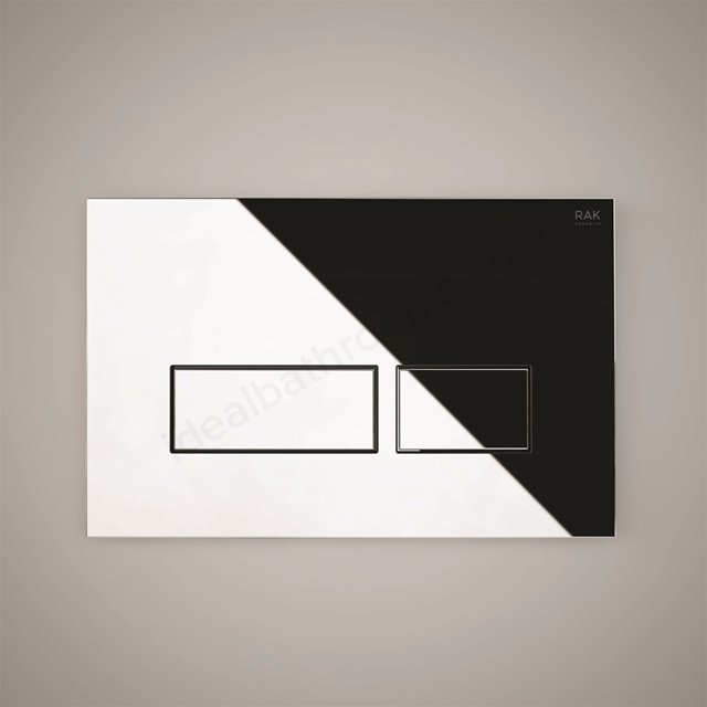 RAK Ceramics polished chrome flush plate with push plates