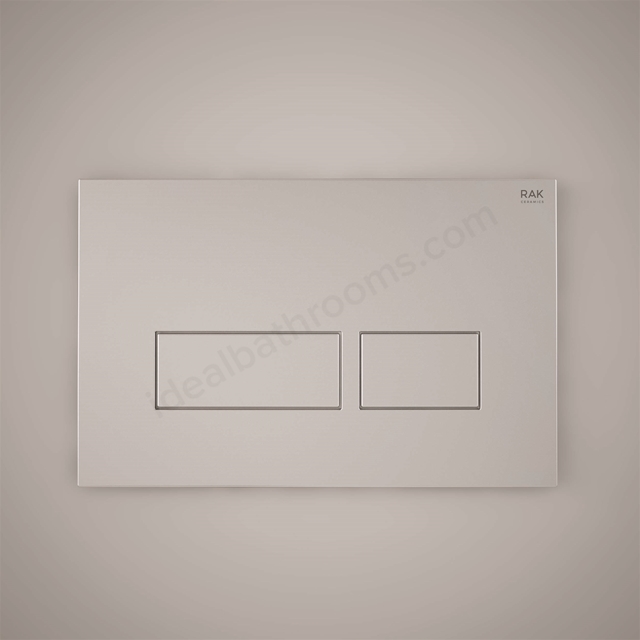RAK Ceramics matt chrome flush plate with push plates