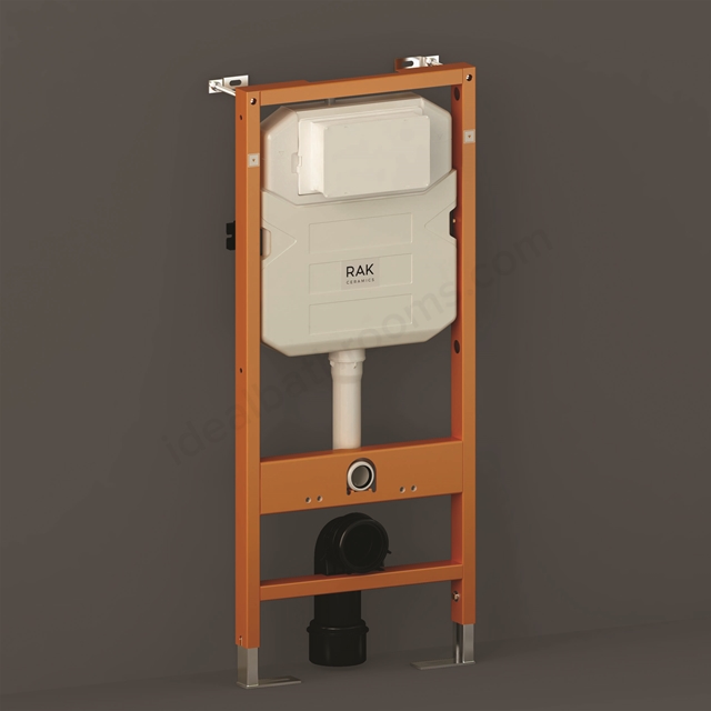 RAK Ceramics 12cm Front Flush Regular Concealed Cistern and Frame for Wall Hung Pan - Frame Height 114cm