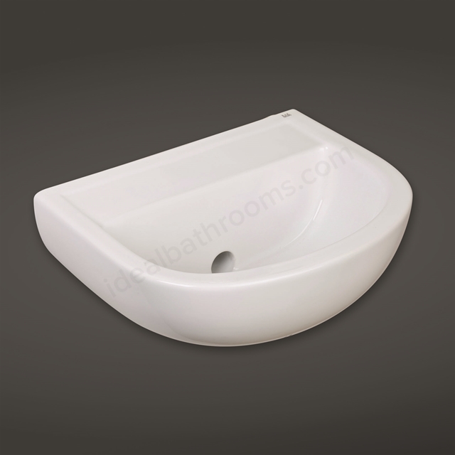 RAK Ceramics Compact 380mm Wall Hung Basin 0 Tap Holes