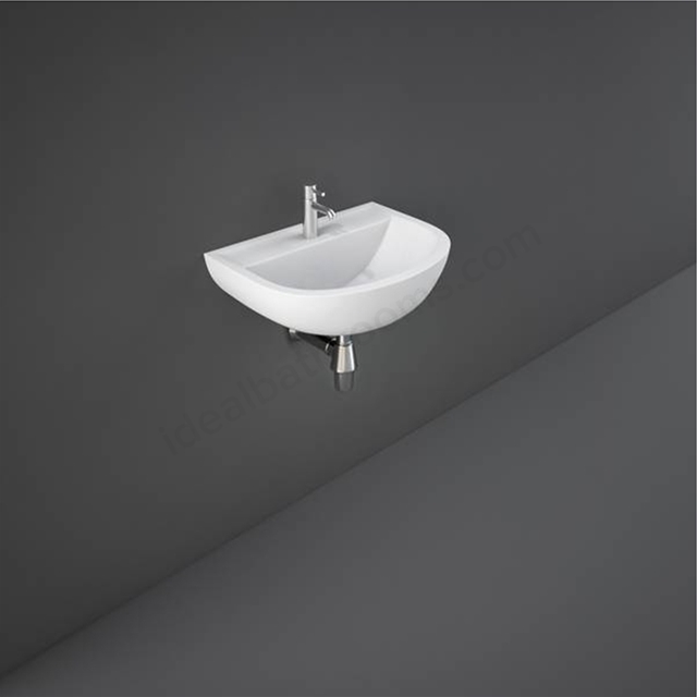 RAK Ceramics Compact 380mm Pedestal Basin 1 Tap Hole