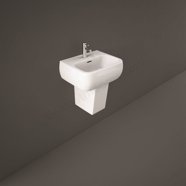 RAK Ceramics Metropolitan 345mm Pedestal Basin 2 Tap Holes