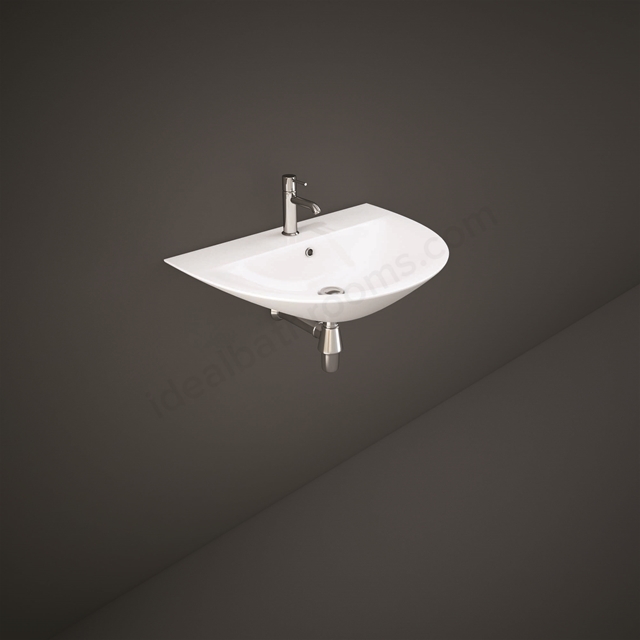 RAK Ceramics Morning 465mm Wall Hung Basin 1 Tap Hole