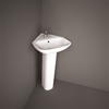 RAK Ceramics Origin 370mm Pedestal Basin 1 Tap Hole