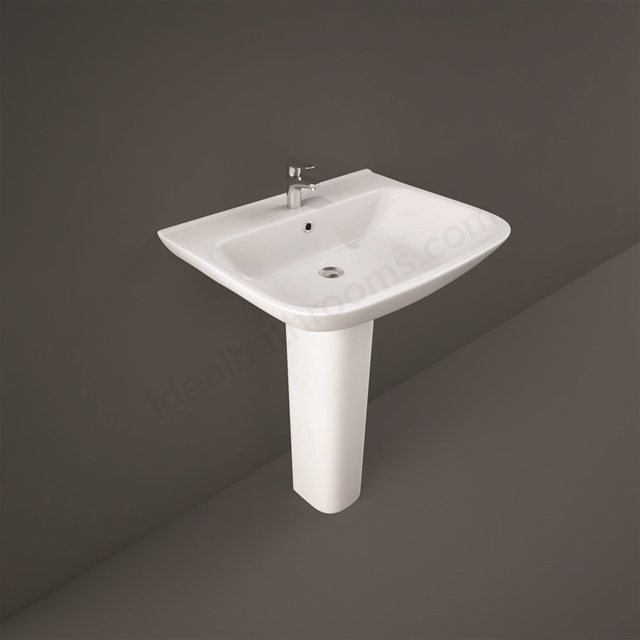 RAK Ceramics Origin 390mm Pedestal Basin 1 Tap Hole