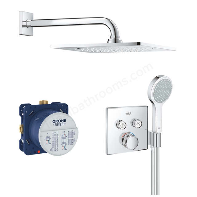Grohe Grotherm SmartControl Concealed Thermostatic Shower Bundle