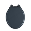 Tavistock Wooden Toilet Seat and Cover - Dark Grey Matt