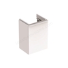 Geberit Smyle Square 450mm washbasin unit LH door white