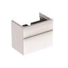 Geberit Smyle Square 750mm washbasin unit 2 drawer white