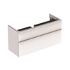 Geberit Smyle Square 1200mm washbasin unit 2 drawer white