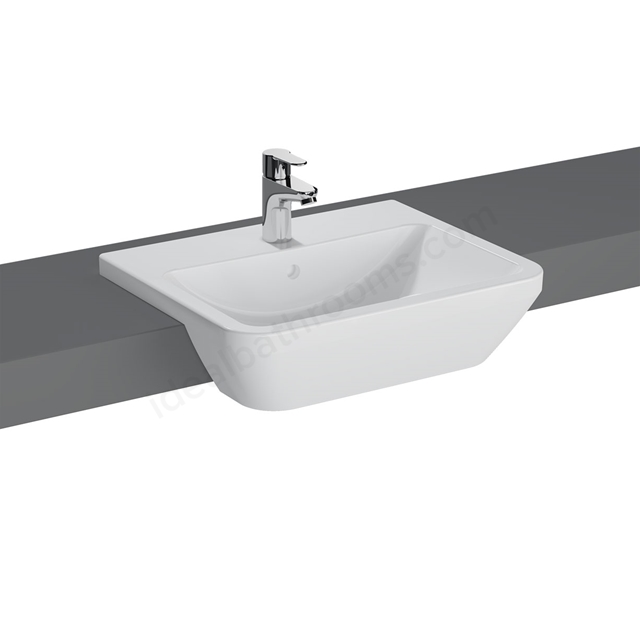 Vitra Integra 550mm Countertop Basin 1 Tap Hole