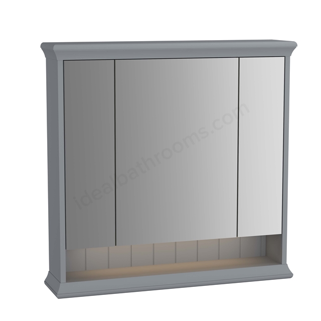 Vitra Valarte Mirror Cabinet; 80 cm; Matte Grey