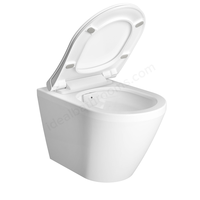 Vitra Integra Aquacare Wall Hung Wc Pan Set Rim Ex With Bidet