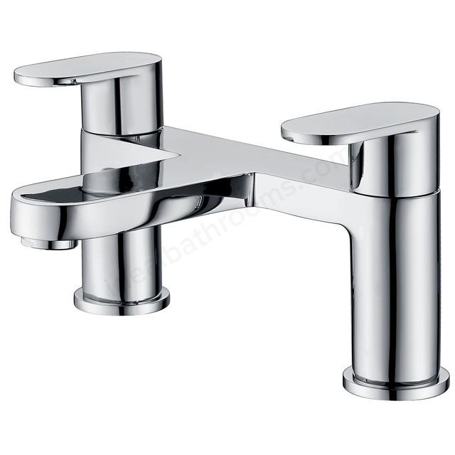 RAK Ceramics Compact Round Bath Filler - Chrome