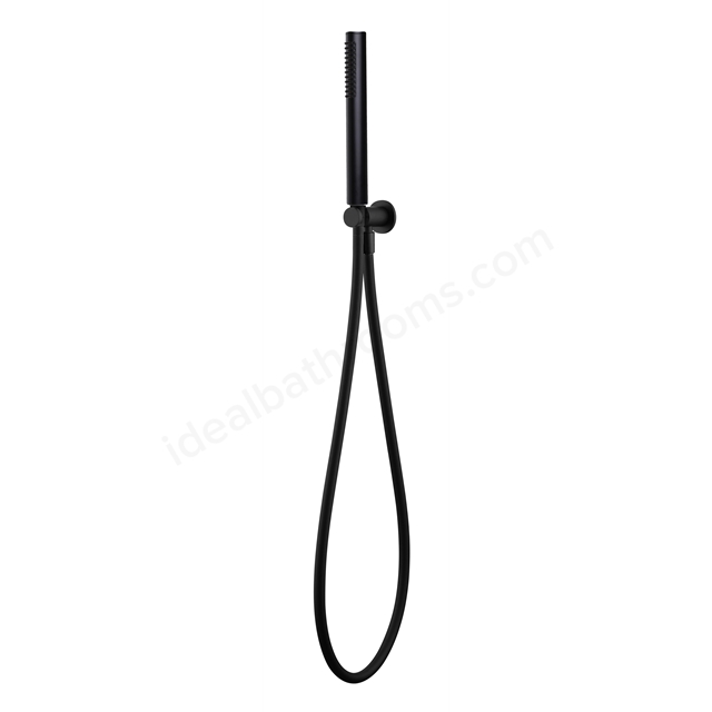 RAK Ceramics Round Shower Handset Wall Bracket Kit in Black