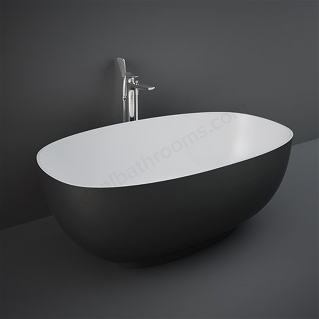 RAK Ceramics-Cloud Freestanding Bath Tub in Black