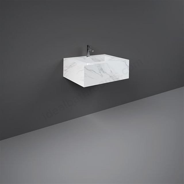 RAK Ceramics Precious 630mm Wall Hung Basin 0 Tap Holes