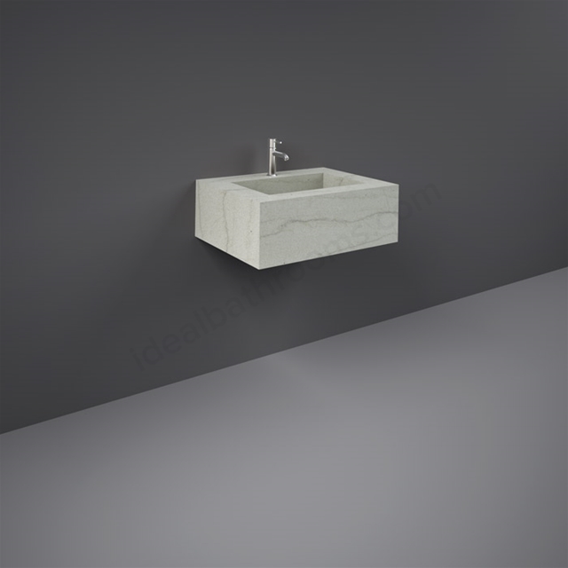 RAK Ceramics Precious 630mm Wall Hung Basin 0 Tap Holes