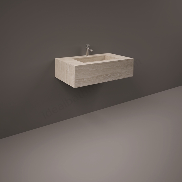 RAK Ceramics Precious 830mm Wall Hung Basin 0 Tap Holes