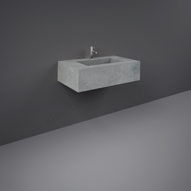 RAK Ceramics Precious 830mm Wall Hung Basin 0 Tap Holes