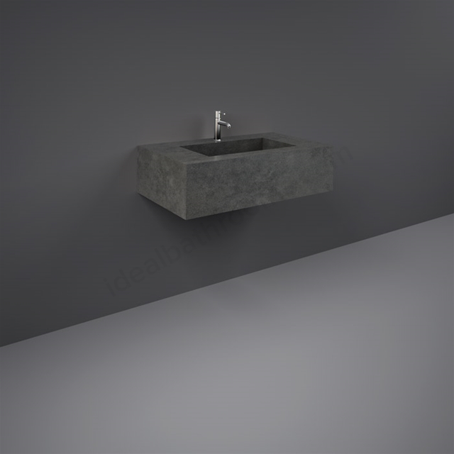 RAK Ceramics Precious 830mm Wall Hung Basin 0 Tap Holes