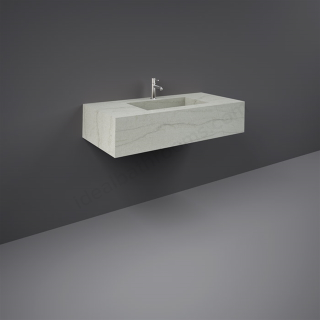 RAK Ceramics Precious 1030mm Wall Hung Basin 0 Tap Holes