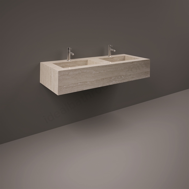 RAK Ceramics Precious 1230mm Wall Hung Basin 0 Tap Holes