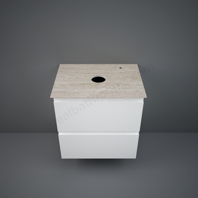 RAK Ceramics Precious Counter Top Slab Type A; 600mm in Travertino Ivory