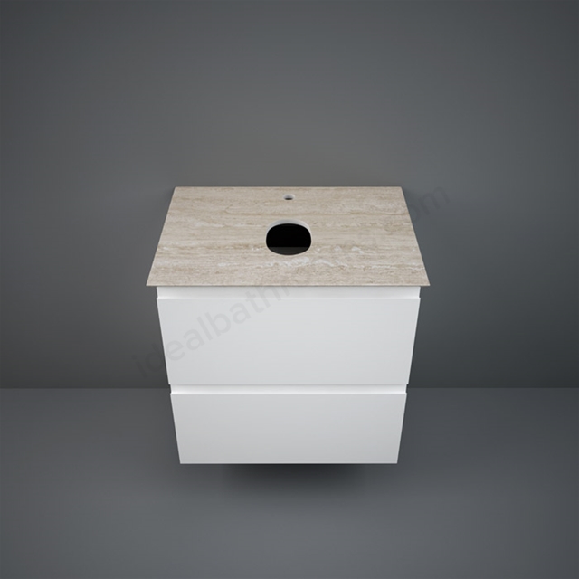 RAK Ceramics Precious Counter Top Slab Type C; 600mm in Travertino Ivory