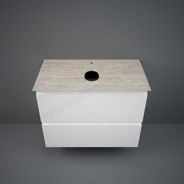 RAK Ceramics Precious Counter Top Slab Type C; 800mm in Travertino Ivory