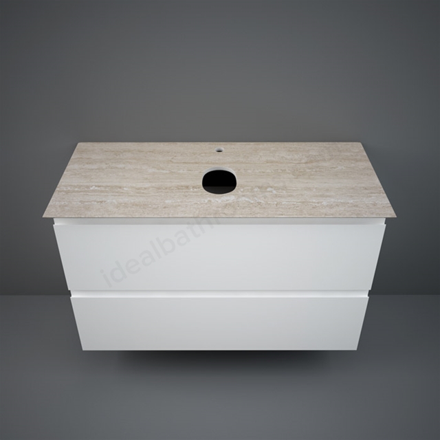 RAK Ceramics Precious Counter Top Slab Type C; 1000mm in Travertino Ivory