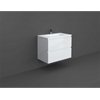 RAK Ceramics Wall Hung Vanity 80cm (Pure White)