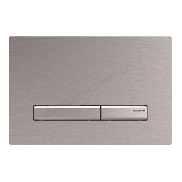 Geberit Sigma50 Dual Flush Plate - Brushed Chrome