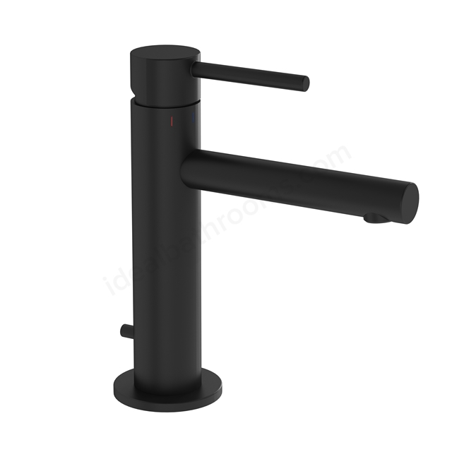 VitrA Origin Basin Mixer with Pop-up Waste; Matt Black