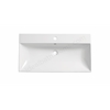 Tavistock Cadence 813mm Semi Recessed Basin; 1 Tap Hole - White