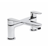 Tavistock Zero 2 Tap Hole Deck Mounted Bath Filler - Chrome