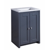 Tavistock Lansdown 600mm Underslung Vanity Basin Unit - Matt Dark Grey