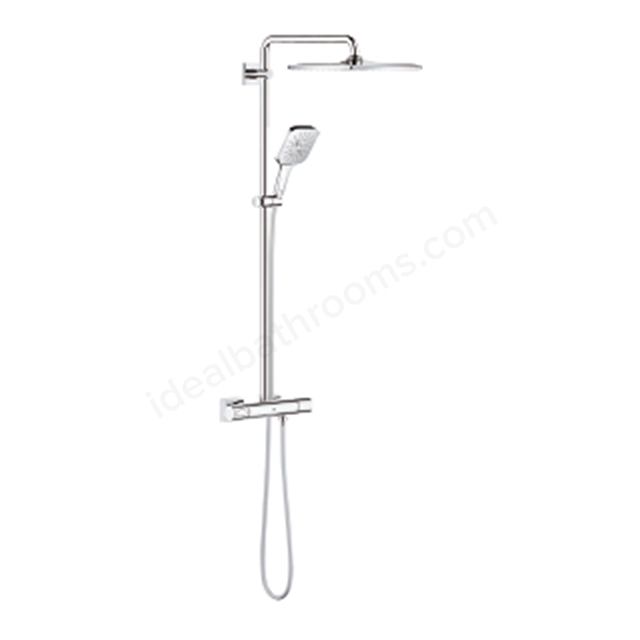 Grohe Rainshower SmartActive Thermostatic Shower System-Cube