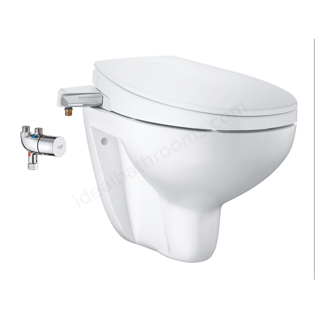 Grohe Bau Bidet Cover - 3-in-1 set wall hung
