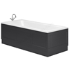 Essential Maine 1800mm Front Bath Panel - Graphite Grey